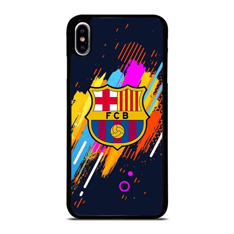 FC BARCELONA ART LOGO iPhone XS Max Case Cover