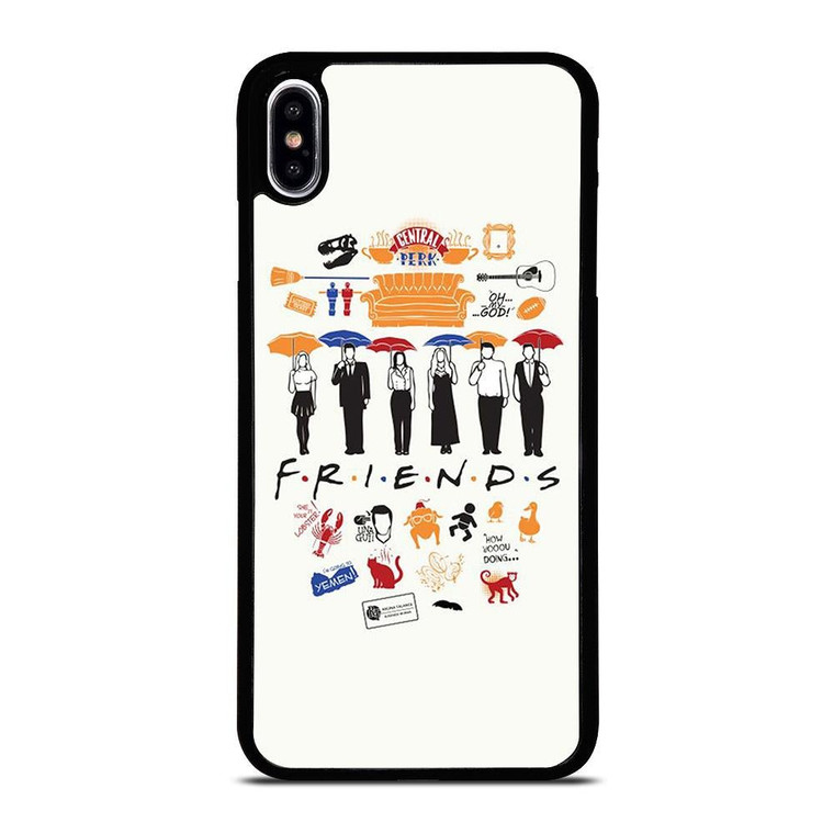 FRIENDS TV SHOW CLIP ART iPhone XS Max Case Cover