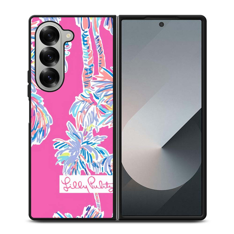LILLY PULITZER PALM TREES Samsung Galaxy Z Fold 6 Case Cover