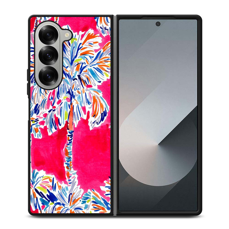 LILLY PULITZER RED VINTAGE Samsung Galaxy Z Fold 6 Case Cover