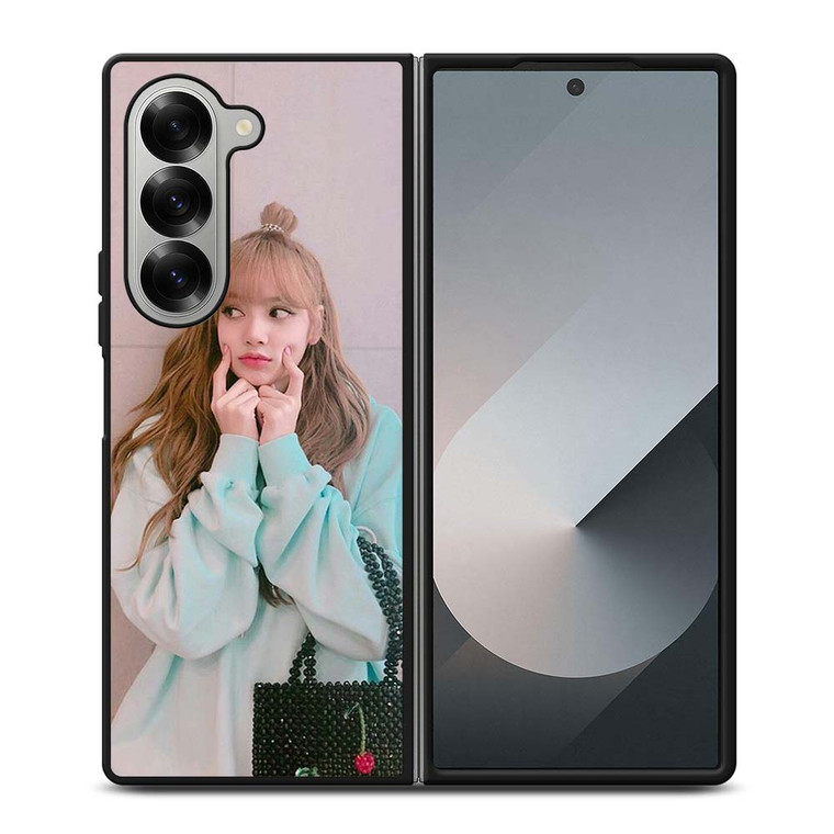 LISA BLACK PINK CUTE Samsung Galaxy Z Fold 6 Case Cover