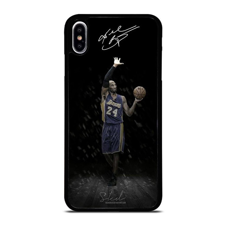 LA LAKERS KOBE BRYANT SIGNATURE 2 iPhone XS Max Case Cover