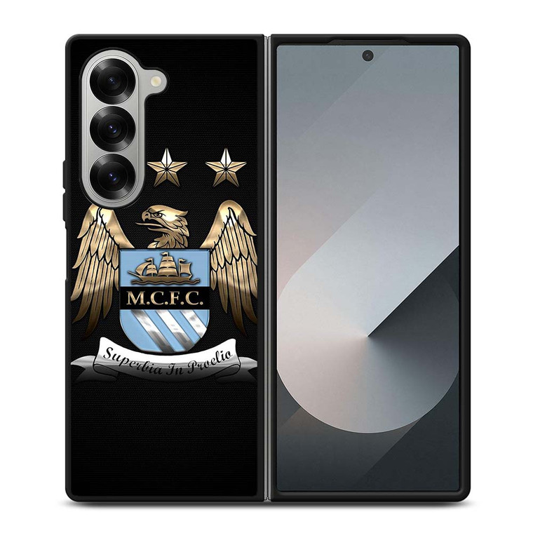 MANCHESTER CITY LOGO 2 Samsung Galaxy Z Fold 6 Case Cover
