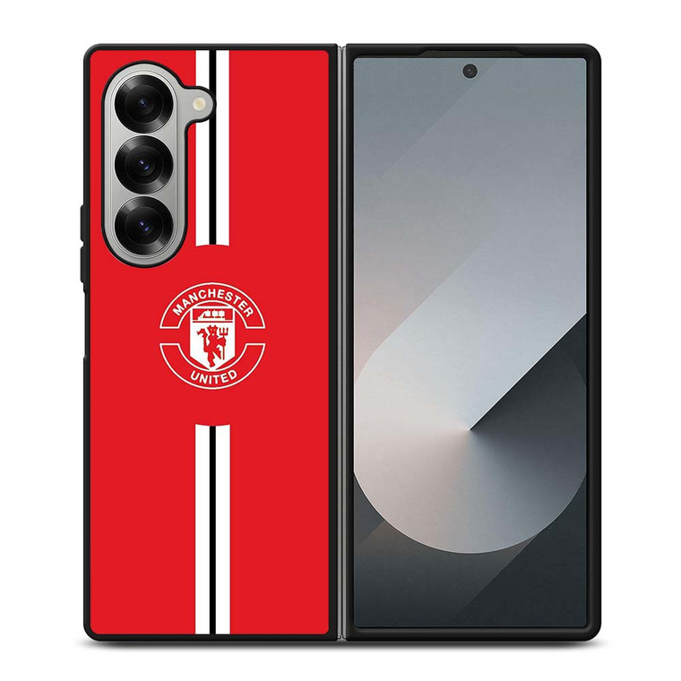 MANCHESTER UNITED FC LOGO FOOTBALL CLUB RED DEVILS ICON Samsung Galaxy Z Fold 6 Case Cover