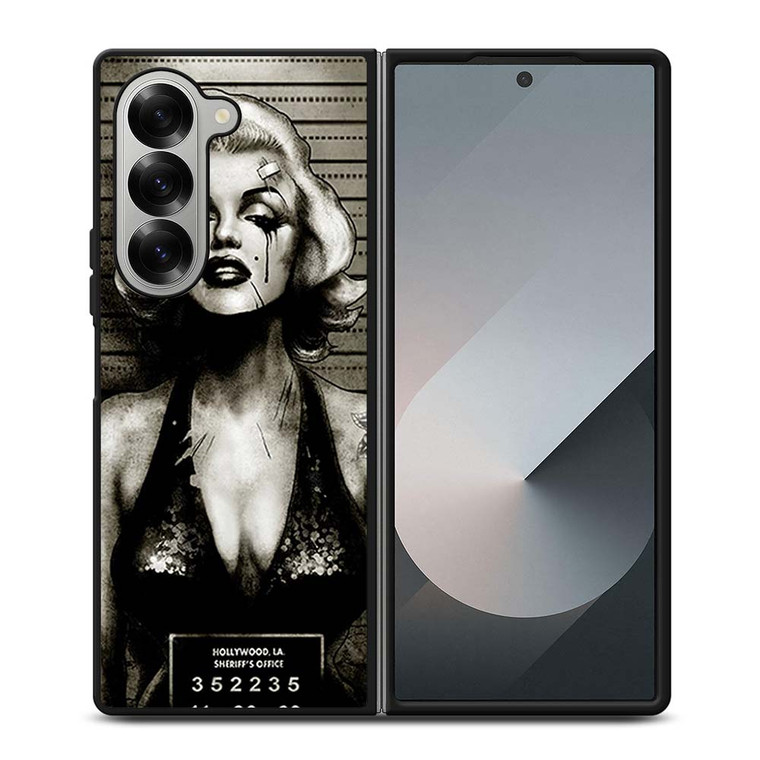 MARILYN MONROE CRIME Samsung Galaxy Z Fold 6 Case Cover