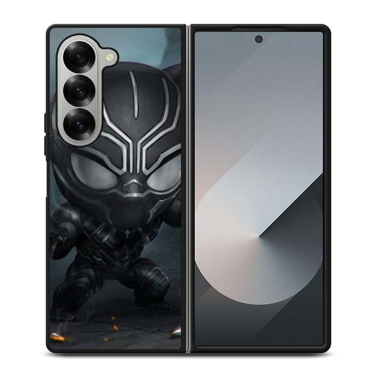 MARVEL BLACK PANTHER KAWAII Samsung Galaxy Z Fold 6 Case Cover