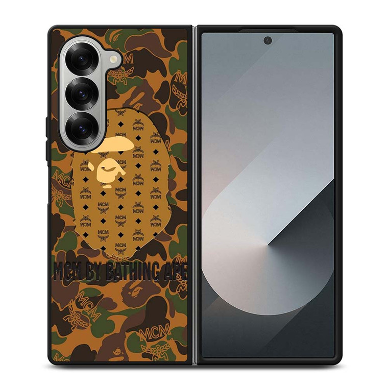 MCM BY BATHING APE CAMO Samsung Galaxy Z Fold 6 Case Cover MCM BY BATHING APE CAMO Samsung Galaxy Z Fold 6 Case Cover
