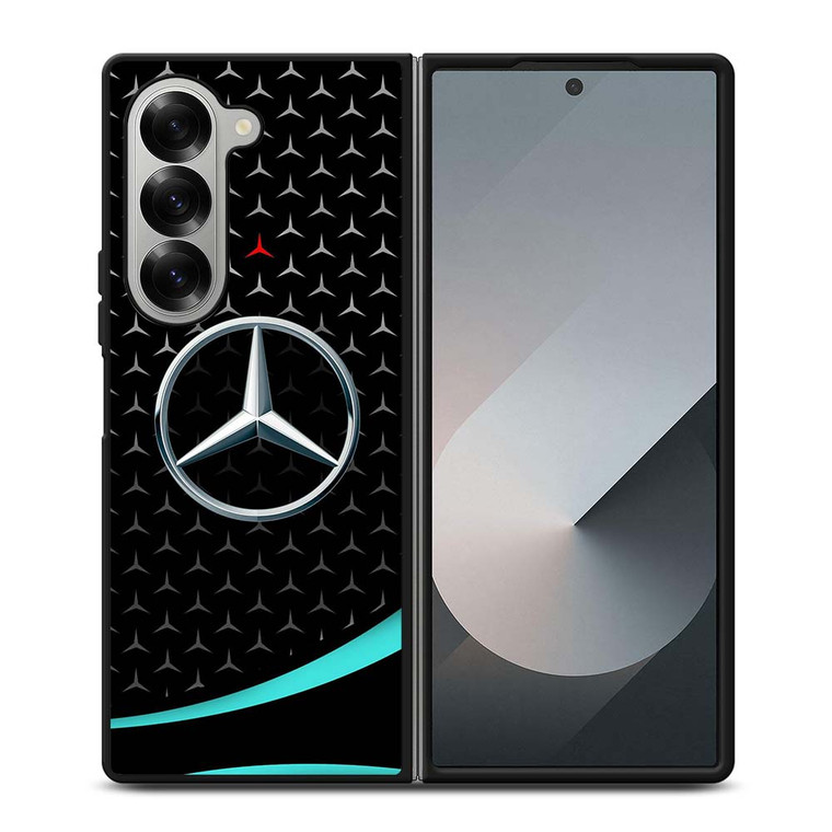 MERCEDES BENZ PATTERN LOGO Samsung Galaxy Z Fold 6 Case Cover