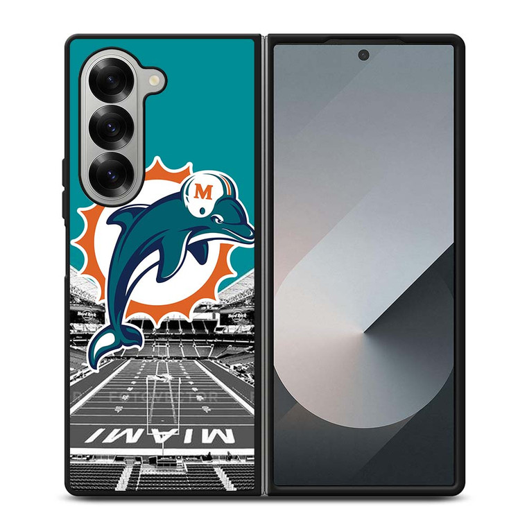 MIAMI DOLPHINS NFL FOOTBALL Samsung Galaxy Z Fold 6 Case Cover