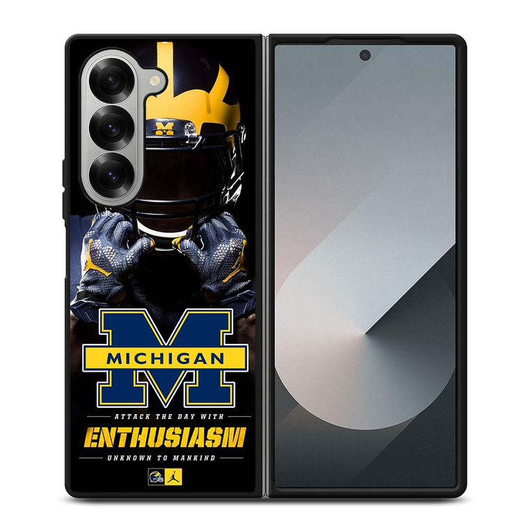 MICHIGAN WOLVERINES Samsung Galaxy Z Fold 6 Case Cover
