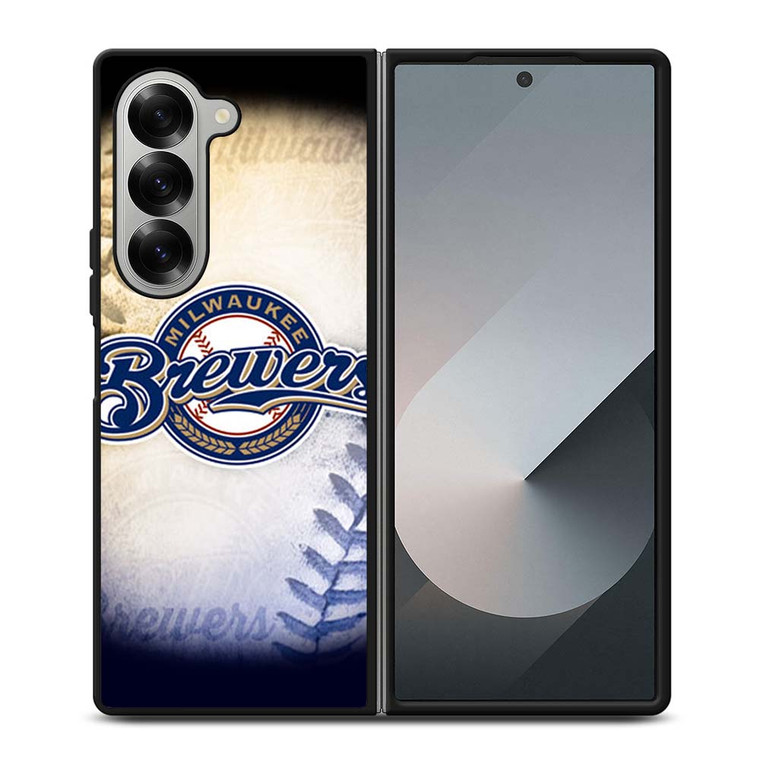 MILWAUKEE BREWERS MLB LOGO Samsung Galaxy Z Fold 6 Case Cover
