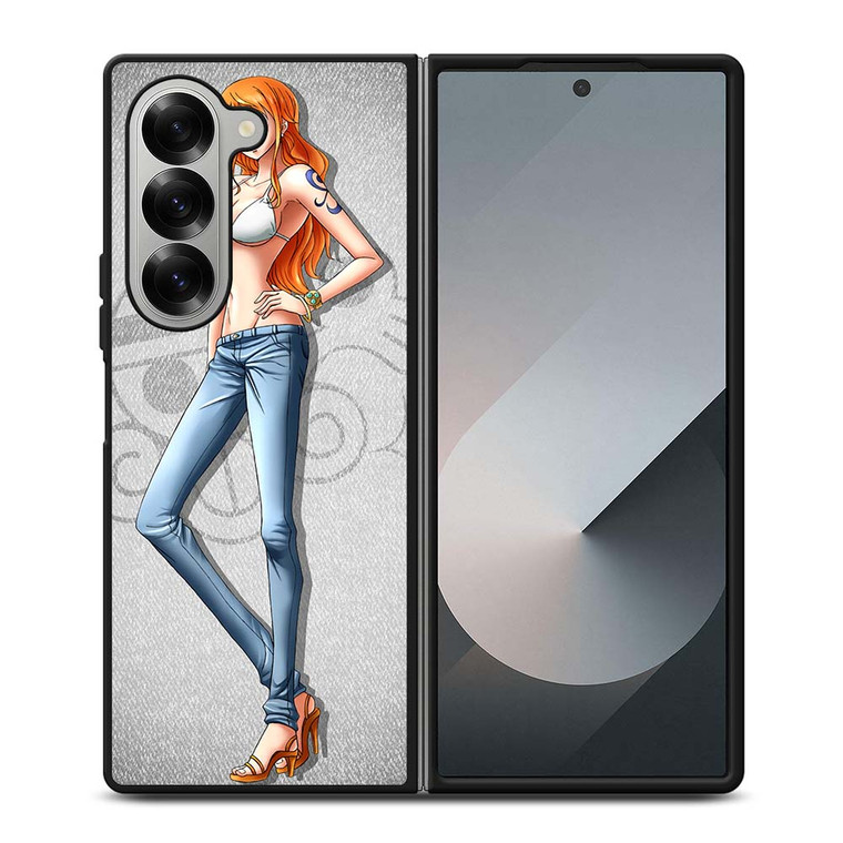 NAMI ONE PIECE ANIME Samsung Galaxy Z Fold 6 Case Cover