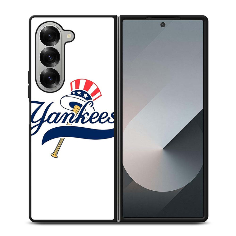 NEW YORK YANKEES ICON LOGO BASEBALL TEAM Samsung Galaxy Z Fold 6 Case Cover