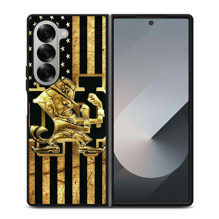 NOTRE DAME FIGHTING IRISH GOLD Samsung Galaxy Z Fold 6 Case Cover