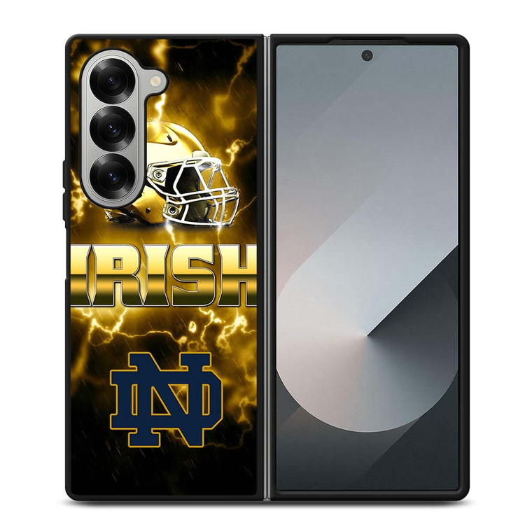 NOTRE DAME FIGHTING IRISH HELMET Samsung Galaxy Z Fold 6 Case Cover