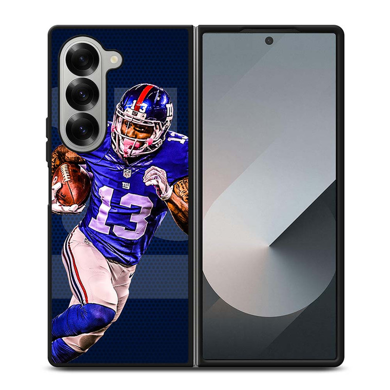 NY GIANTS ODELL BECKHAM JR NFL Samsung Galaxy Z Fold 6 Case Cover