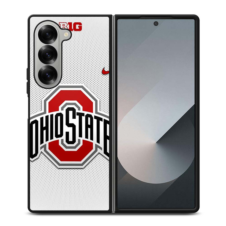 OHIO STATE BUCKEYES LOGO FOOTBALL NIKE BIG Samsung Galaxy Z Fold 6 Case Cover OHIO STATE BUCKEYES LOGO FOOTBALL NIKE BIG Samsung Galaxy Z Fold 6 Case Cover