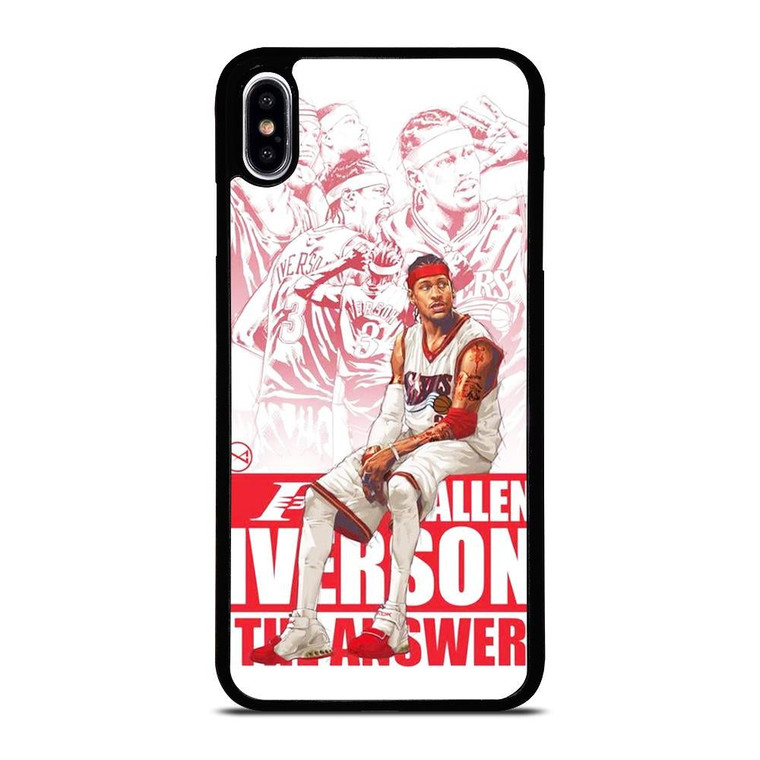 ALLEN IVERSON SIXERS NBA iPhone XS Max Case Cover