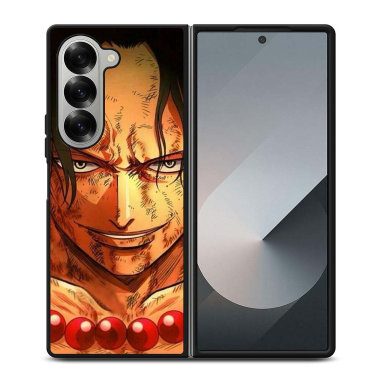ONE PIECE ACE FACE Samsung Galaxy Z Fold 6 Case Cover