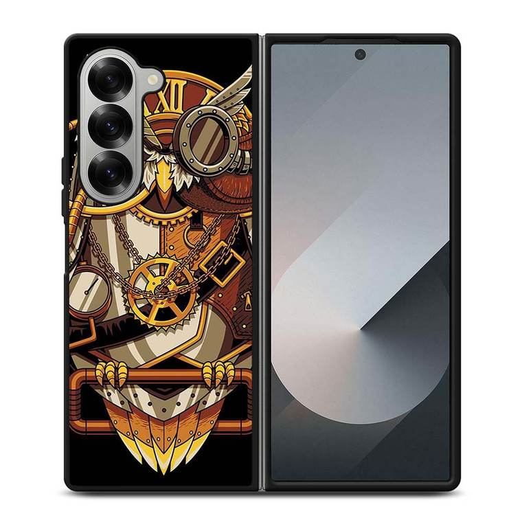OWL STEAMPUNK Samsung Galaxy Z Fold 6 Case Cover