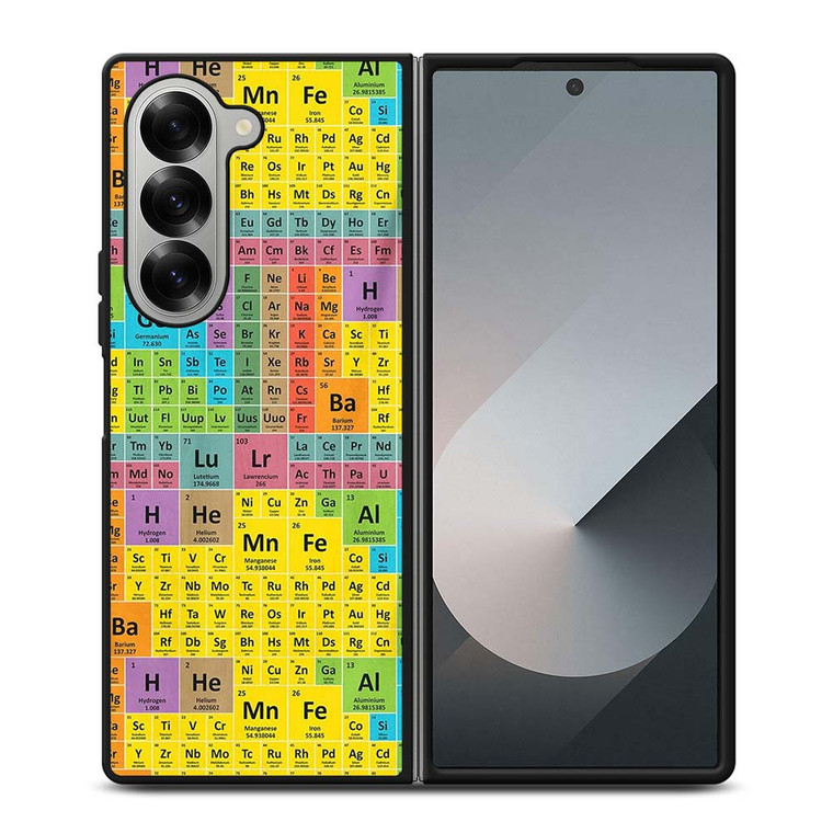 PERIODICAL TABLE SHEET Samsung Galaxy Z Fold 6 Case Cover