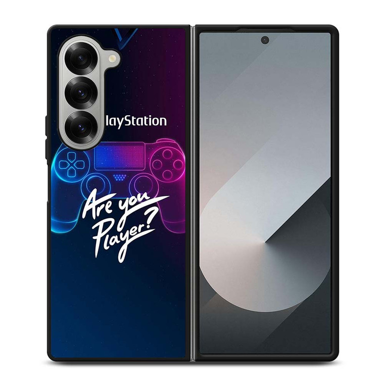 PLAY STATION PS ARE YOU PLAYER Samsung Galaxy Z Fold 6 Case Cover