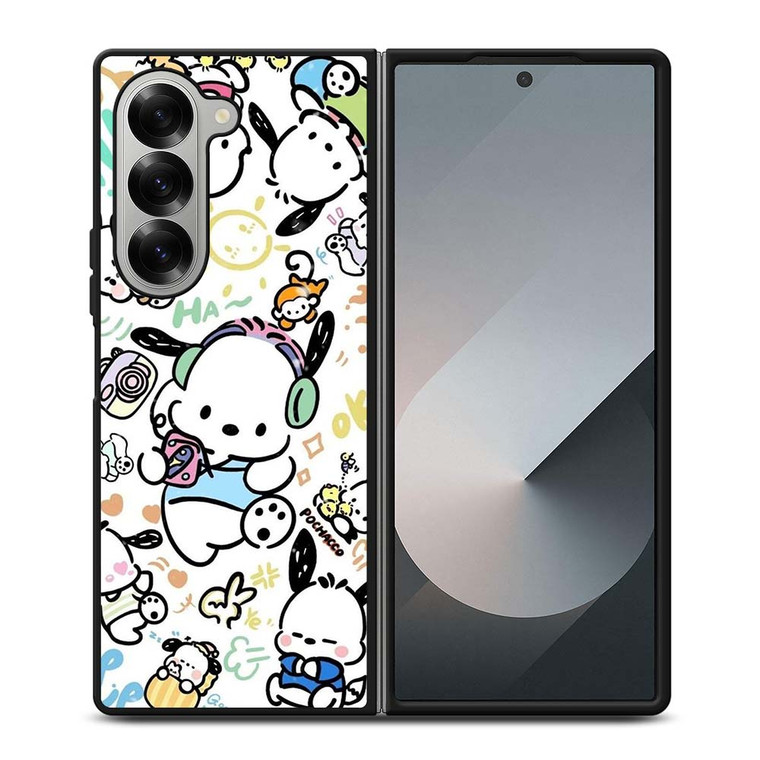 POCHACCO DOG CARTOON OK Samsung Galaxy Z Fold 6 Case Cover