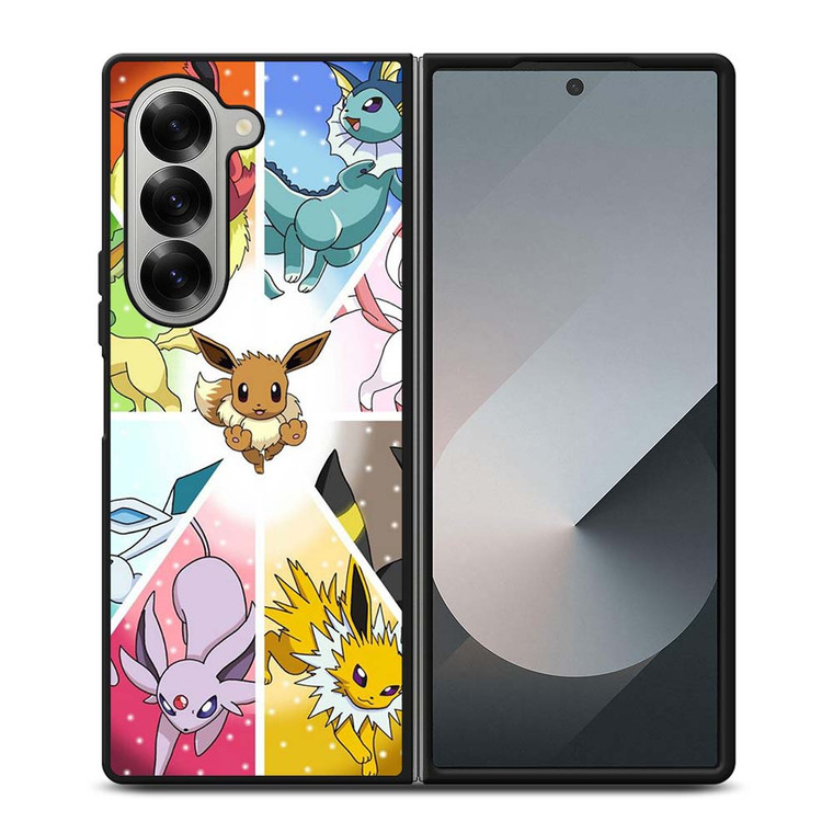 POKEMON ALL EEVEE Samsung Galaxy Z Fold 6 Case Cover POKEMON ALL EEVEE Samsung Galaxy Z Fold 6 Case Cover