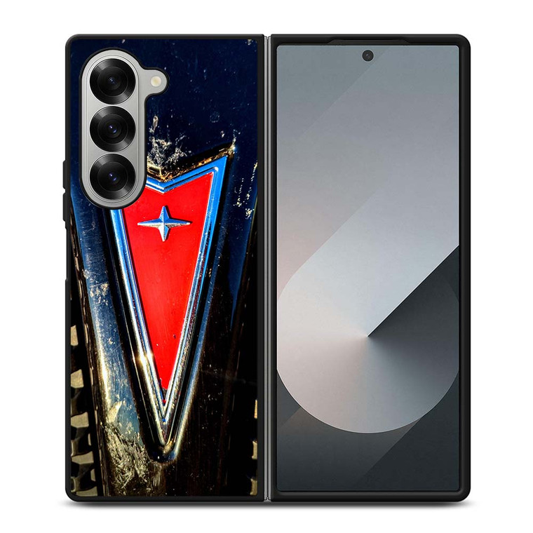 PONTIAC CAR METAL EMBLEM Samsung Galaxy Z Fold 6 Case Cover