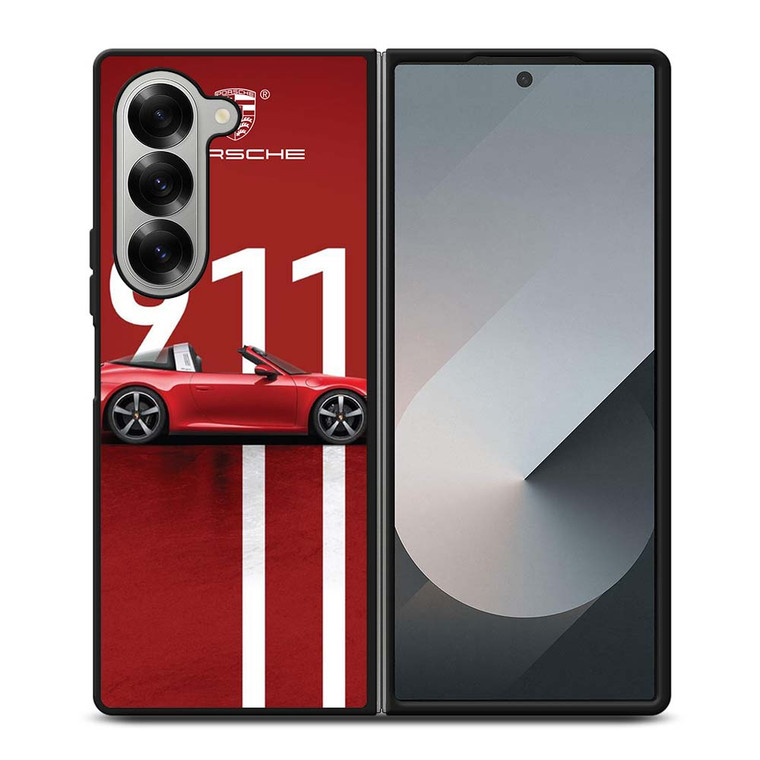 PORSCHE CAR 911 Samsung Galaxy Z Fold 6 Case Cover