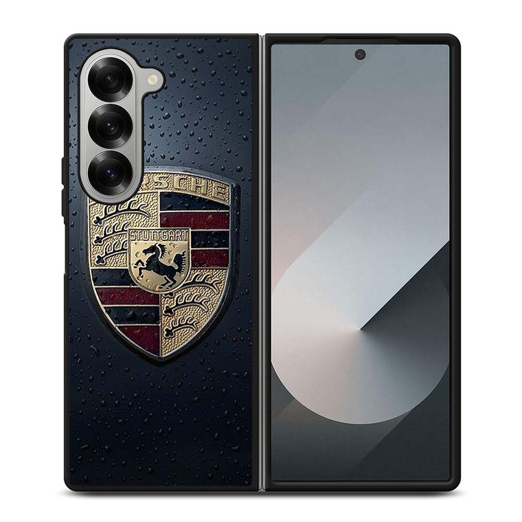 PORSCHE STUTTGART LOGO Samsung Galaxy Z Fold 6 Case Cover