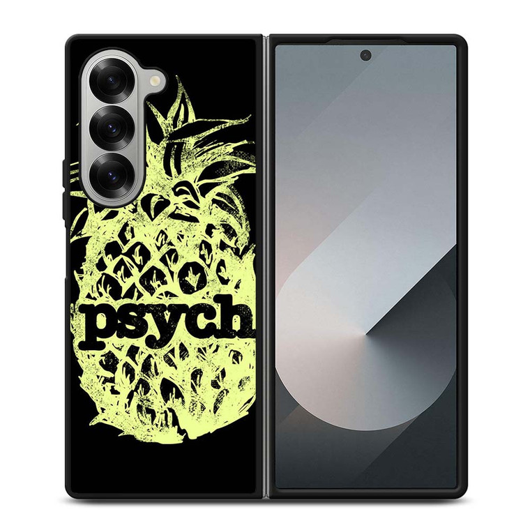 PSYCH PINEAPPLE VINTAGE Samsung Galaxy Z Fold 6 Case Cover