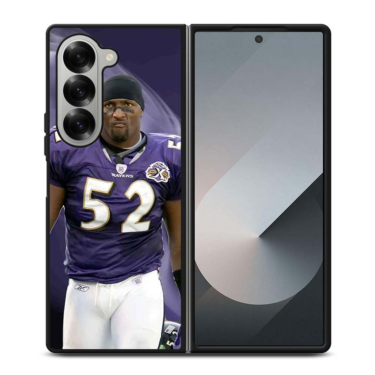 RAY LEWIS BALTIMORE RAVENS NFL 2 Samsung Galaxy Z Fold 6 Case Cover