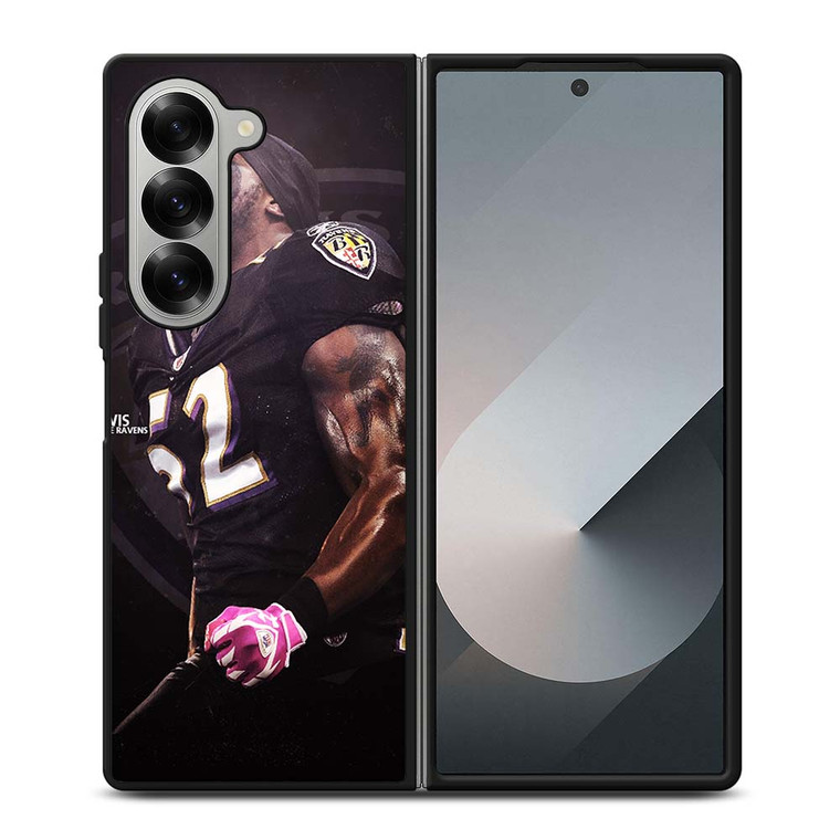 RAY LEWIS BALTIMORE RAVENS NFL Samsung Galaxy Z Fold 6 Case Cover