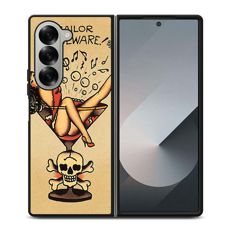 SAILOR JERRY S TATTOO Samsung Galaxy Z Fold 6 Case Cover