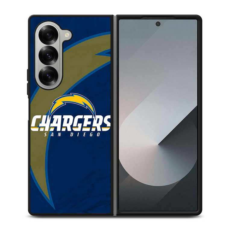 SAN DIEGO CHARGERS MARBLE Samsung Galaxy Z Fold 6 Case Cover