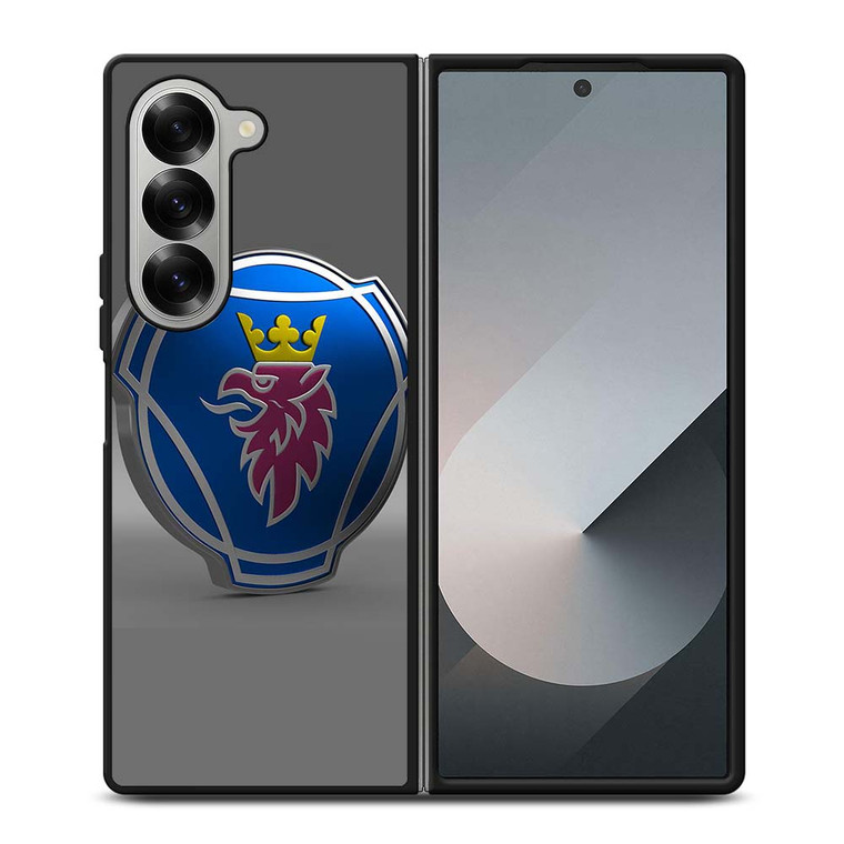 SCANIA TRUCK SAAB 3D LOGO Samsung Galaxy Z Fold 6 Case Cover