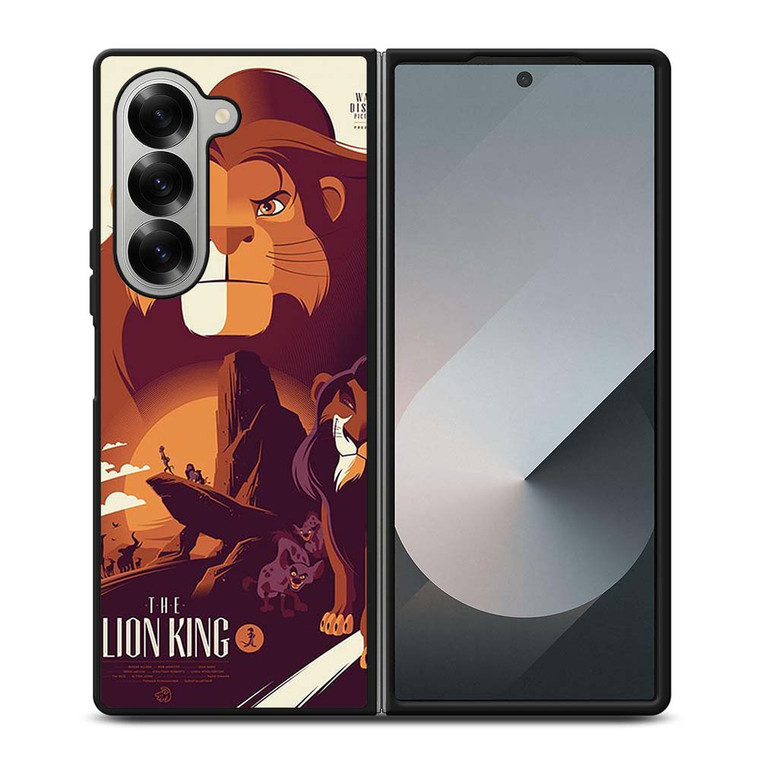 SIMBA LION KING CARTOON Samsung Galaxy Z Fold 6 Case Cover