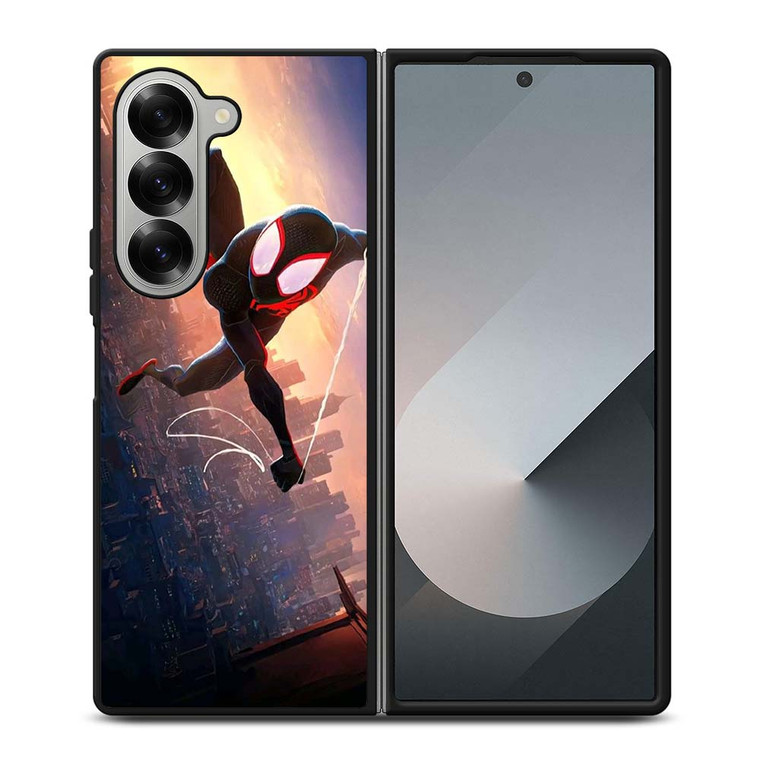 SPIDERMAN MILES MORALES ACROSS SPIDER-VERSE SWING Samsung Galaxy Z Fold 6 Case Cover