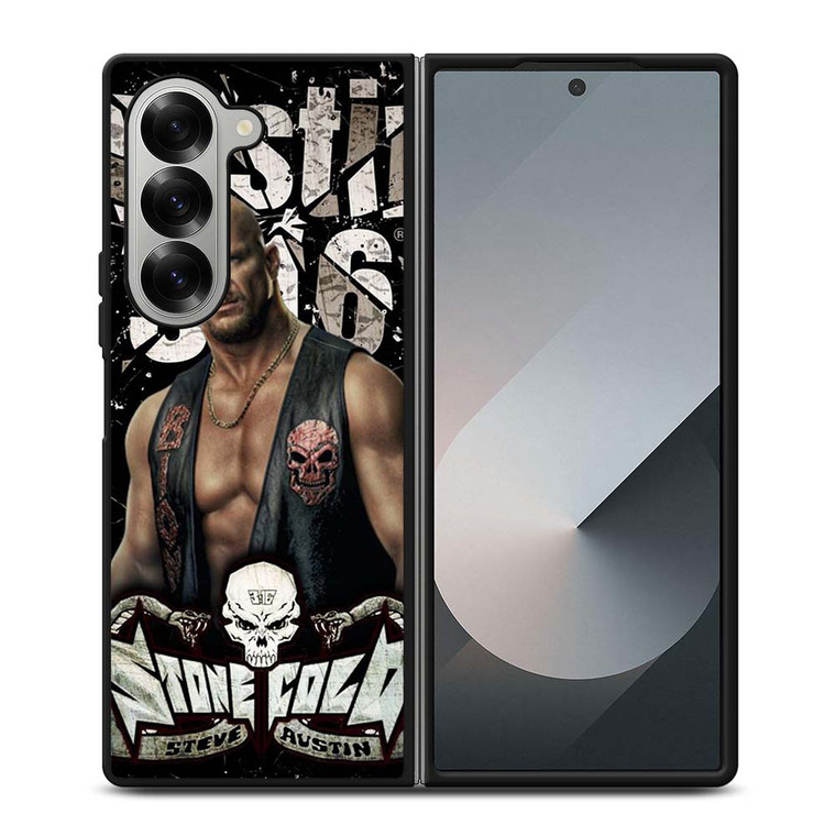 STEVE AUSTIN STONE COLD WRESTLING WWE Samsung Galaxy Z Fold 6 Case Cover