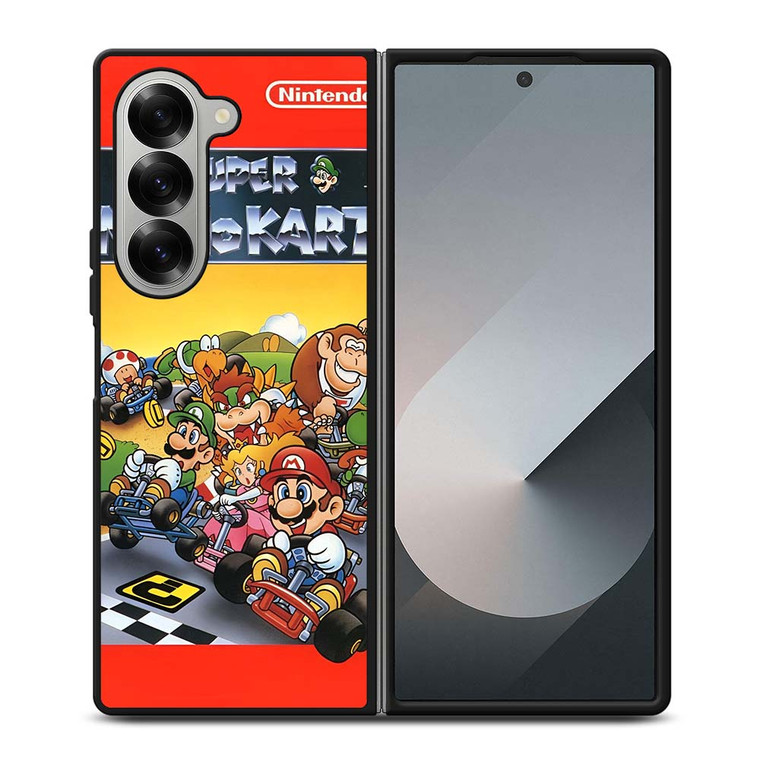 SUPER MARIO KART BROSS GAMES NINTENDO POSTER Samsung Galaxy Z Fold 6 Case Cover