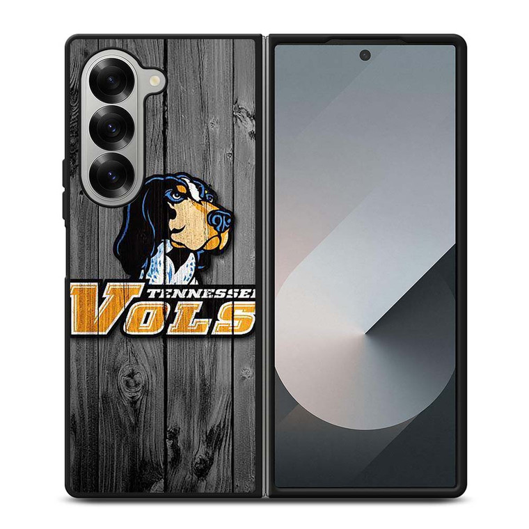 TENNESSEE VOLUNTEERS VOLS WOODEN LOGO Samsung Galaxy Z Fold 6 Case Cover