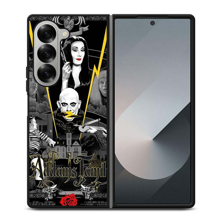 THE ADDAMS FAMILY POSTER Samsung Galaxy Z Fold 6 Case Cover