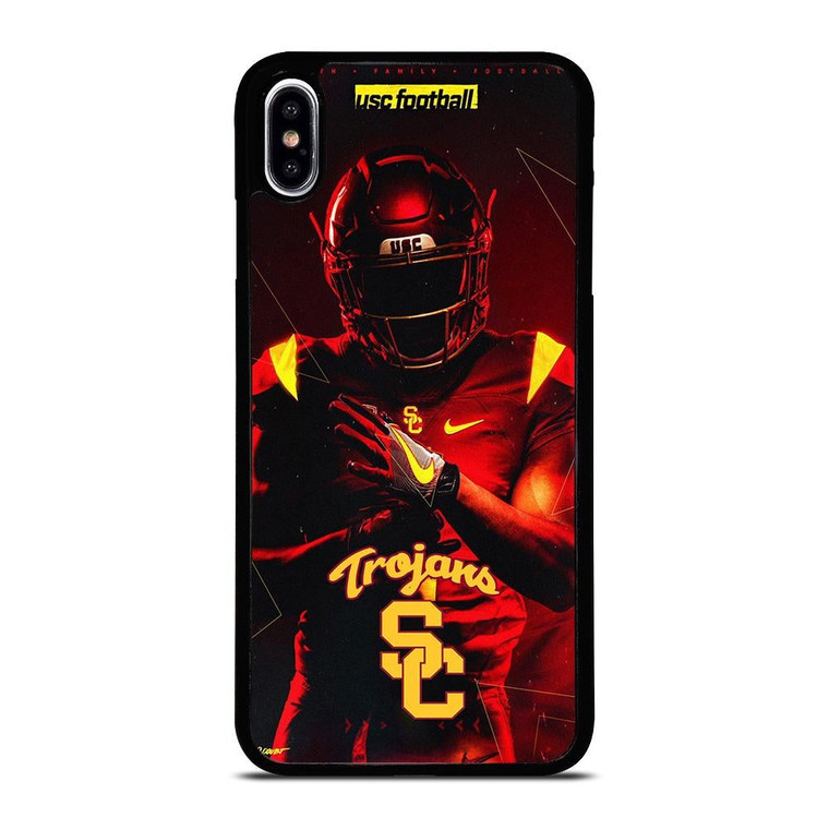 USC FOOTBALL TROJANS LOGO iPhone XS Max Case Cover