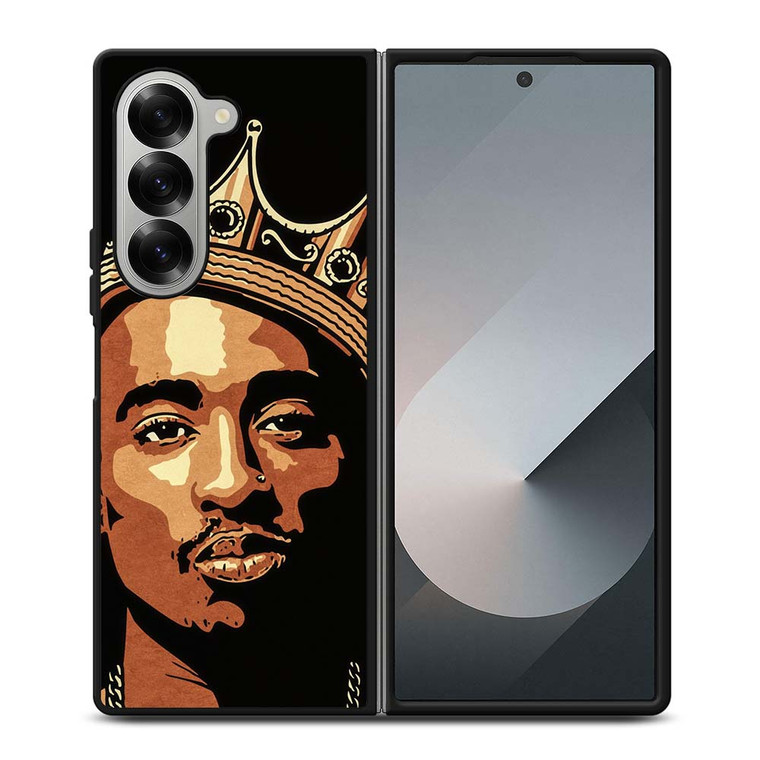 THE KING TUPAC SHAKUR ART Samsung Galaxy Z Fold 6 Case Cover