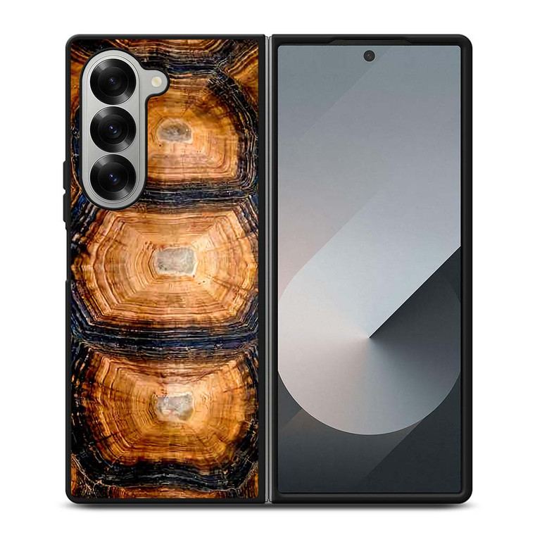 TORTOISE SHELL TEXTURES Samsung Galaxy Z Fold 6 Case Cover