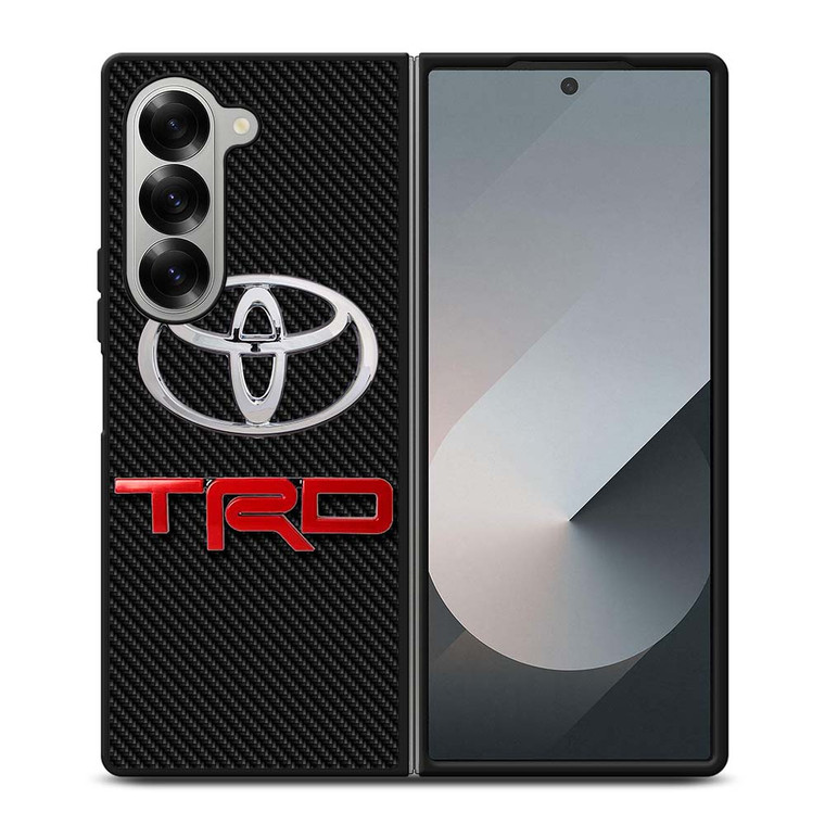 TOYOTA TRD LOGO CARBON Samsung Galaxy Z Fold 6 Case Cover