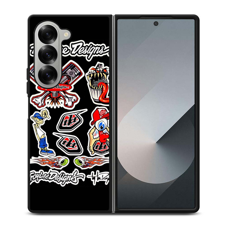 TROY LEE DESIGN COLLAGE Samsung Galaxy Z Fold 6 Case Cover TROY LEE DESIGN COLLAGE Samsung Galaxy Z Fold 6 Case Cover