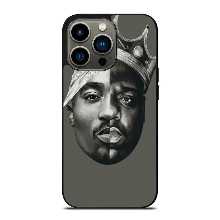 TUPAC AND NOTORIOUS BIG ART iPhone 13 Pro Case Cover