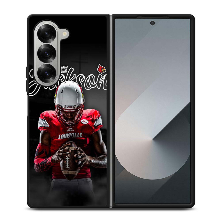 UNIVERSITY OF LOUISVILLE LAMAR JACKSON Samsung Galaxy Z Fold 6 Case Cover
